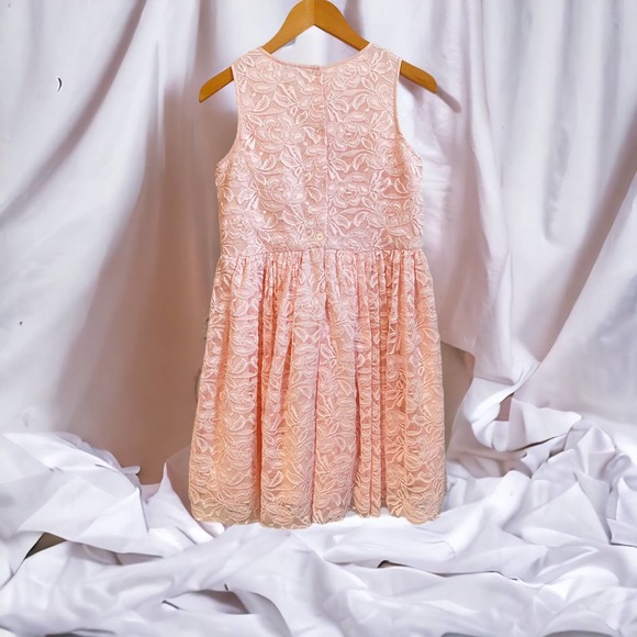 Lilt light pink lace sleeveless party event dress size 16 tween NWT - Picture 2 of 6